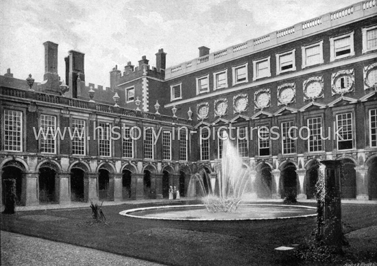 The Lion Gates, Hampton Court Palace. c.1890's